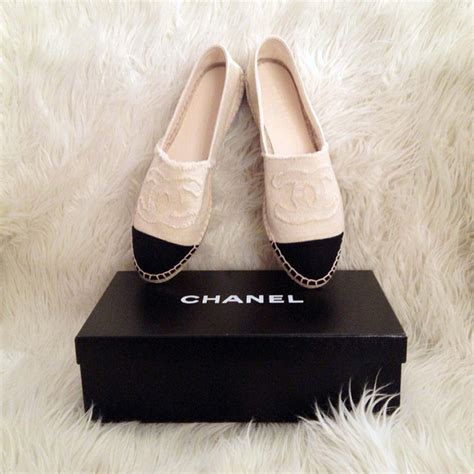 chanel two tone espadrilles|chanel style shoes.